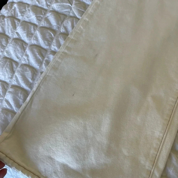 SLVRLAKE EVA wide leg  denim in Natural White - Picture 14 of 15